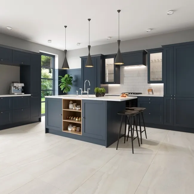 Rochetta Ivory Stone Effect Matt Porcelain Tile