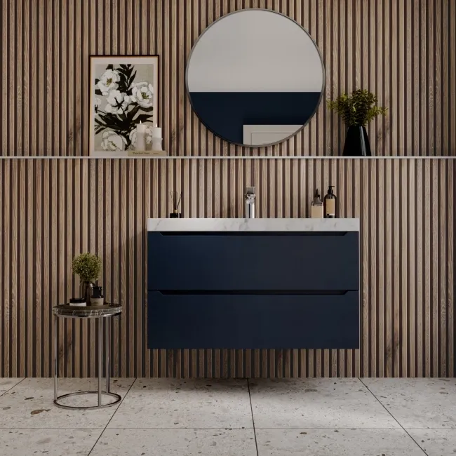 Dakaris Nut Slatted Wood Effect Matt Porcelain Tile