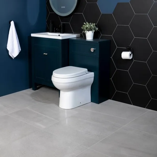 Stoneage Lux Grey Porcelain Semi Polished Floor Tile