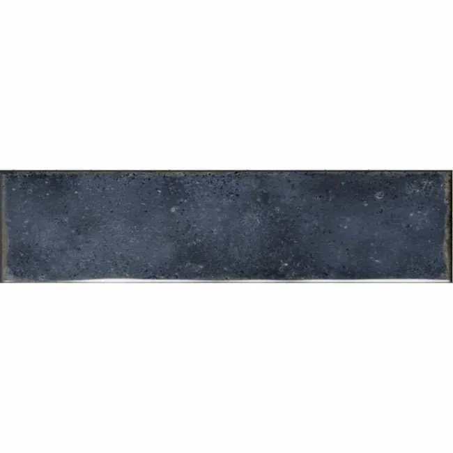 Style Denim Blue Brick Effect Gloss Ceramic Wall Tile