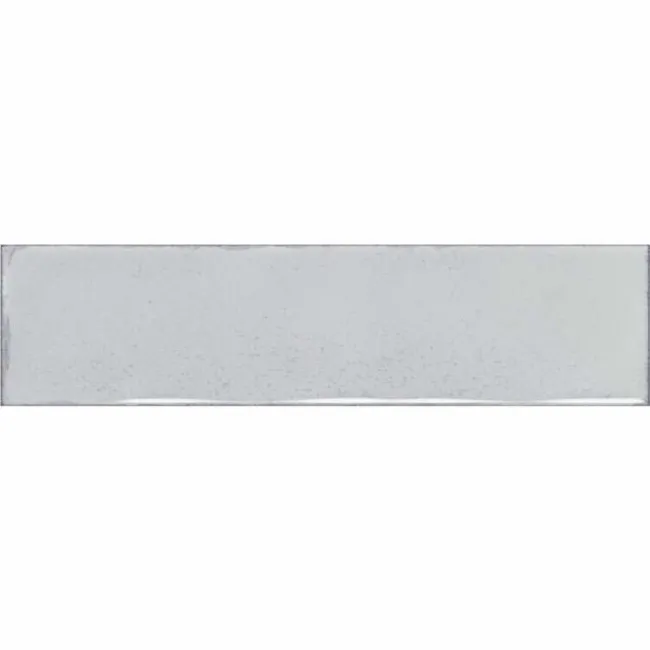 Style Smoke Light Grey Brick Effect Gloss Ceramic Wall Tile