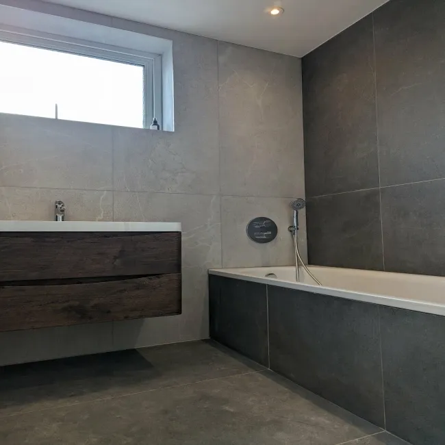 Lucca White Anti Slip Matt Stone Effect Porcelain Wall and Floor Tile