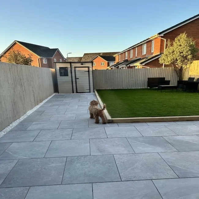 Maverick Grey Outdoor Slab Tiles