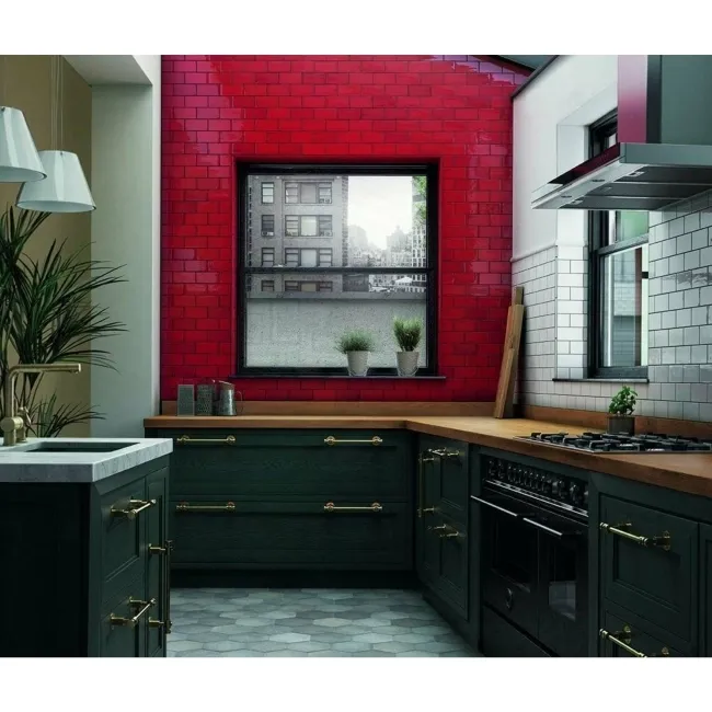 Village Volcanic Red Wall Tiles