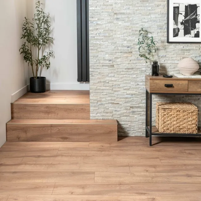 Willow Natural Oak Luxury Click Vinyl Flooring 5mm