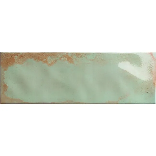 Zellige Sage Green Gloss Porcelain Tile