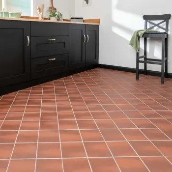 Quarry Terracotta Charred Effect Natural Clay Matt Floor Tile