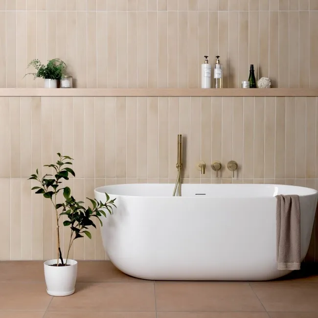 Stonella Beige Stone Effect Matt Porcelain Wall and Floor Tile