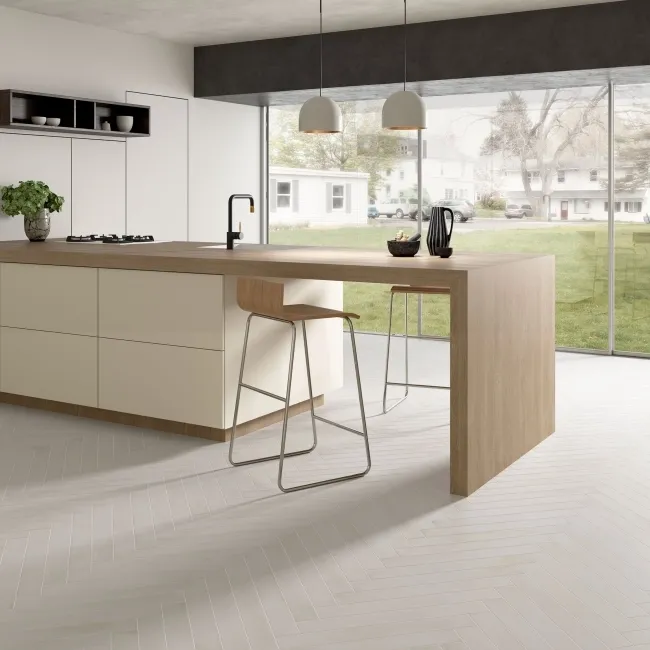 Stonella Ivory Stone Effect Matt Porcelain Wall and Floor Tile