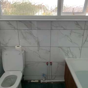Place White Marble Effect Wall Tile