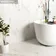 Barnaby White Marble Effect Large Matt Porcelain Wall and Floor Tile