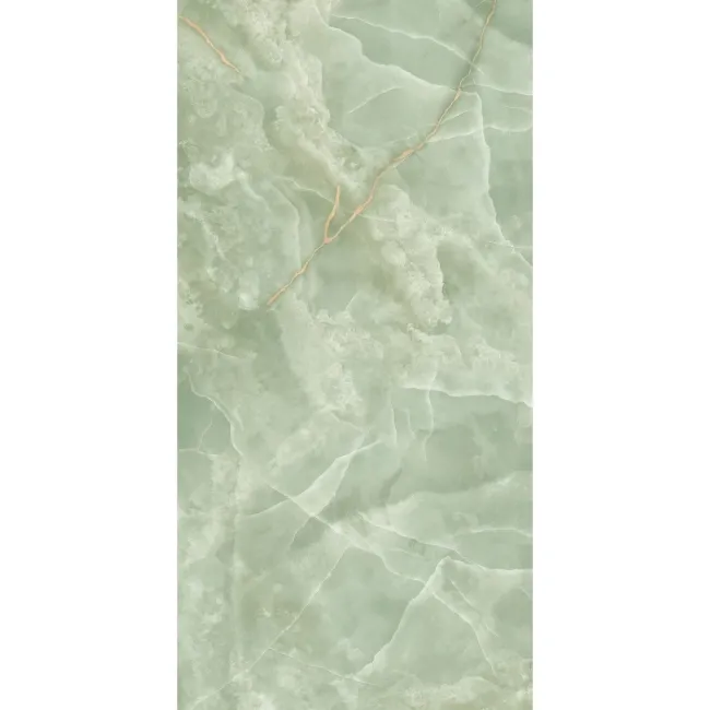 Omen Green Onyx Marble Effect Matt Porcelain Tile