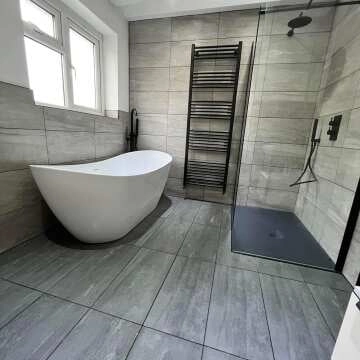 Cliff Grafite Grey Porcelain Wall And Floor Tiles