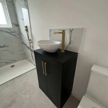 Calacatta Blue Marble Effect Polished Porcelain Wall and Floor Tile