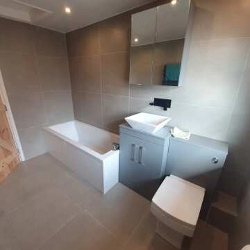 Munari Soft Grey Concrete Effect Wall and Floor Tile