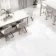 Precious White Onyx Marble Effect Matt Large Porcelain Tile