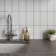 Metro Flat Ceramic White Matt Wall Metro Tiles