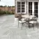 Piazza Light Grey Stone Effect Matt Porcelain Large Outdoor Slab Tile