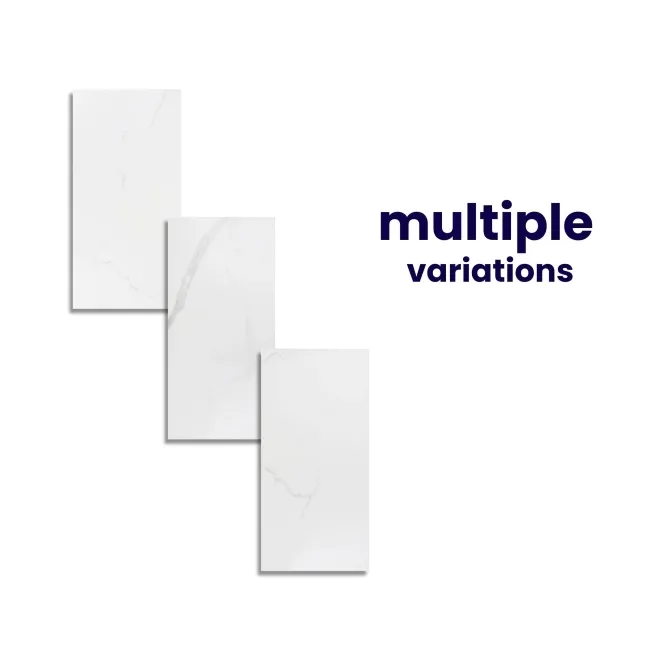 Carrara White Matt Marble Porcelain Wall and Floor Tile