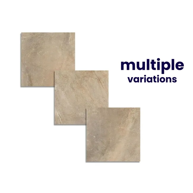 Arizona Anti Slip Beige Stone Effect Matt Porcelain Floor Tile