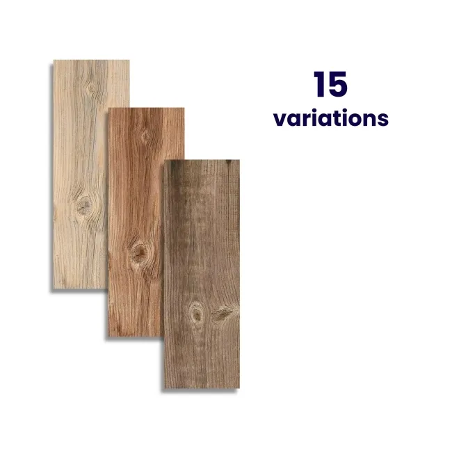 Foresta Beige Mixed Wood Effect Matt Ceramic Floor Tile