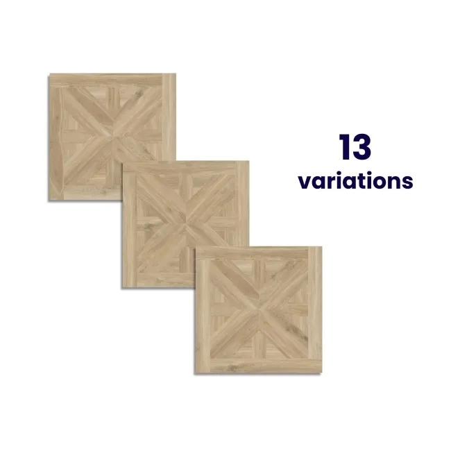Volte Beech Woven Wood Effect Matt Porcelain Floor Tile