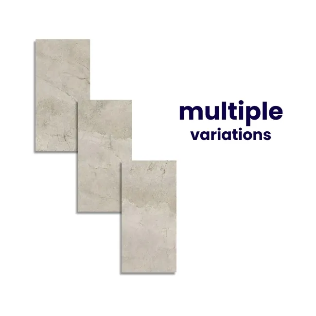 Mountain Grey Stone Effect Matt Porcelain Wall and Floor Tile