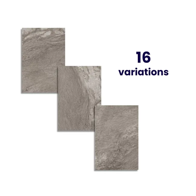 Piazza Grey Stone Effect Matt Porcelain Large Outdoor Slab Tile