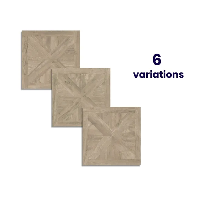 Aspen Taupe Woven Wood Effect Matt Porcelain Floor Tile