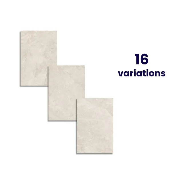 Mylos Ivory Stone Effect Matt Porcelain Outdoor Slab Tile