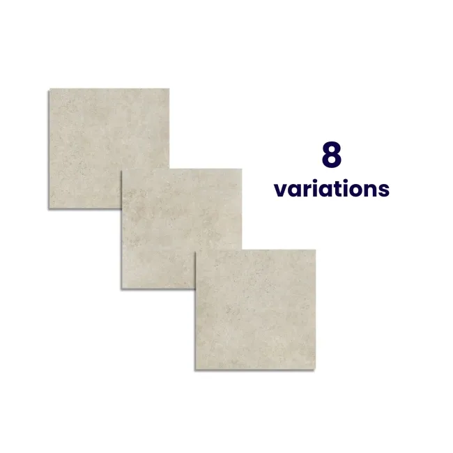 Roca Limestone Effect Ivory Matt Large Porcelain Floor Tile