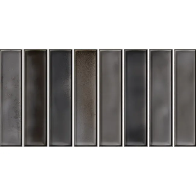 Alba Dark Blue Kit Kat Effect Gloss Ceramic Wall Tile