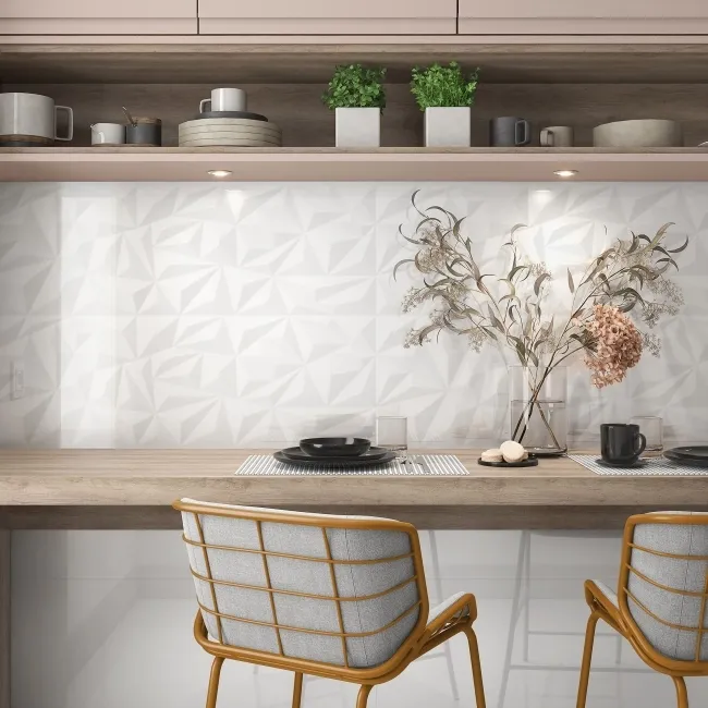 White Future Decor Matt Ceramic Wall Tile