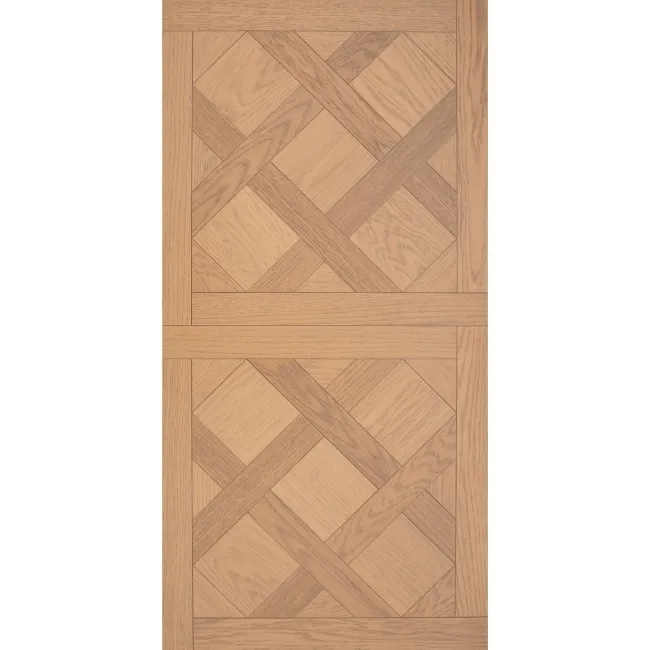 Clovelly Natural Oak Parquet Pattern Effect Laminate Flooring 12mm