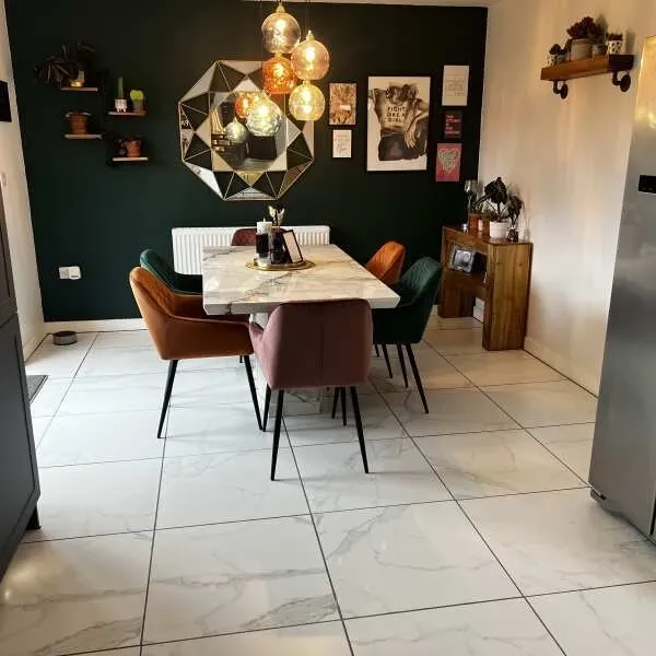 Carrara White Matt Marble Porcelain Floor Tile