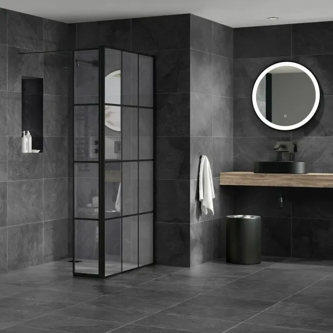 Kayrak Anthracite Slate Effect Matt Porcelain Wall and Floor Tile