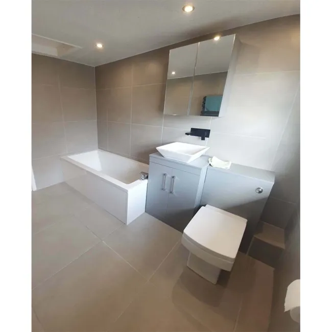 Munari Soft Grey Concrete Effect Wall and Floor Tile