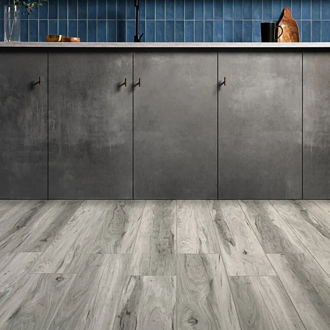 Mercurio Mist Grey Luxury Click Vinyl Flooring 4mm