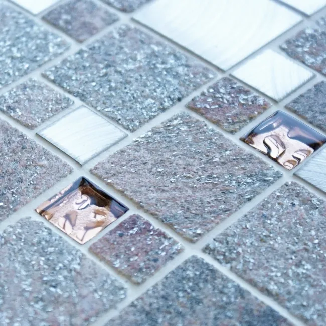 Comet Rose Square Stone Mosaic 300x300