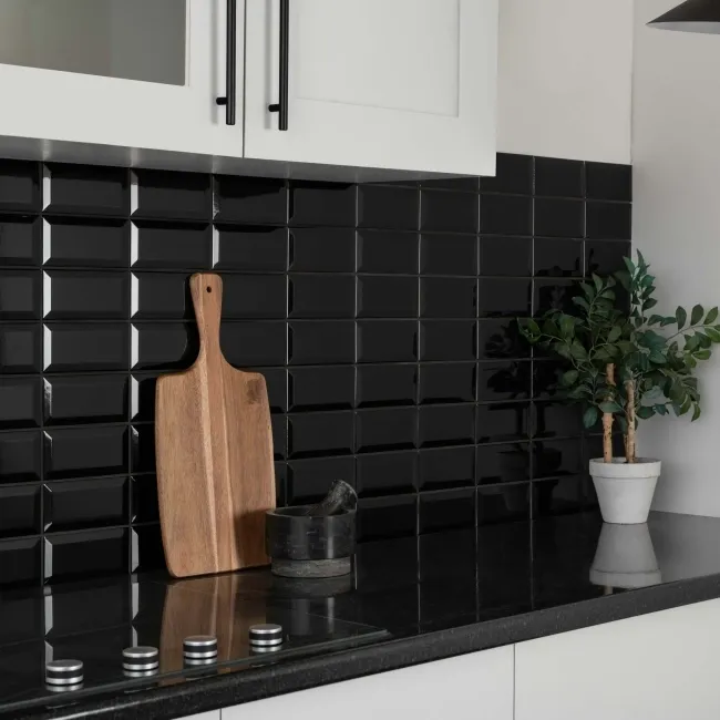Mini Metro Matt Black Wall Tiles