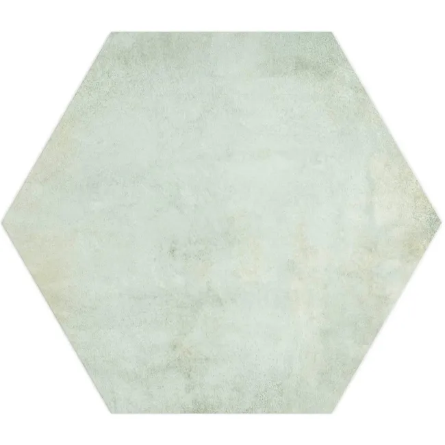 Oasis Aquamarine Hexagon Matt Porcelain Wall and Floor Tile