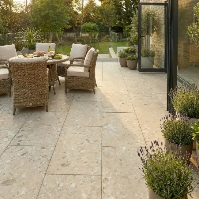 Ura Natural Stone Effect Matt Porcelain Outdoor Slab Tile