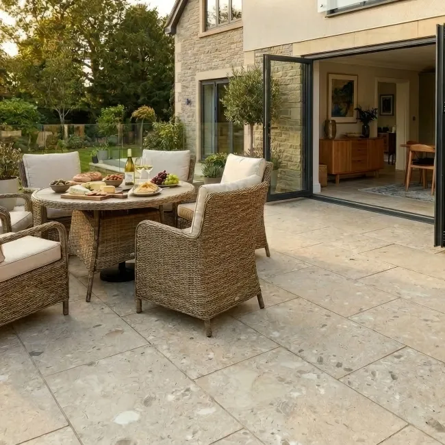 Ura Natural Stone Effect Matt Porcelain Outdoor Slab Tile