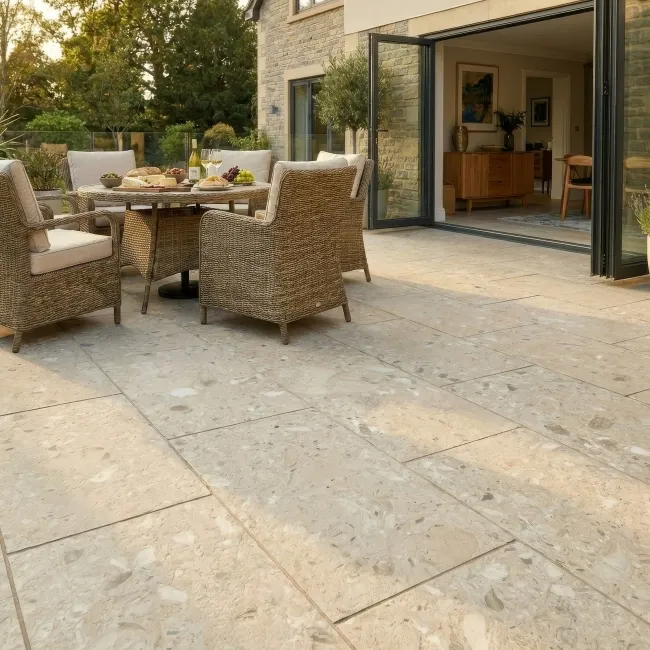 Ura Natural Stone Effect Matt Porcelain Outdoor Slab Tile