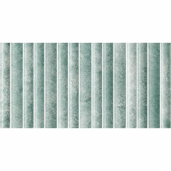 Rubik Green Kit Kat Effect Gloss Ceramic Wall Tile