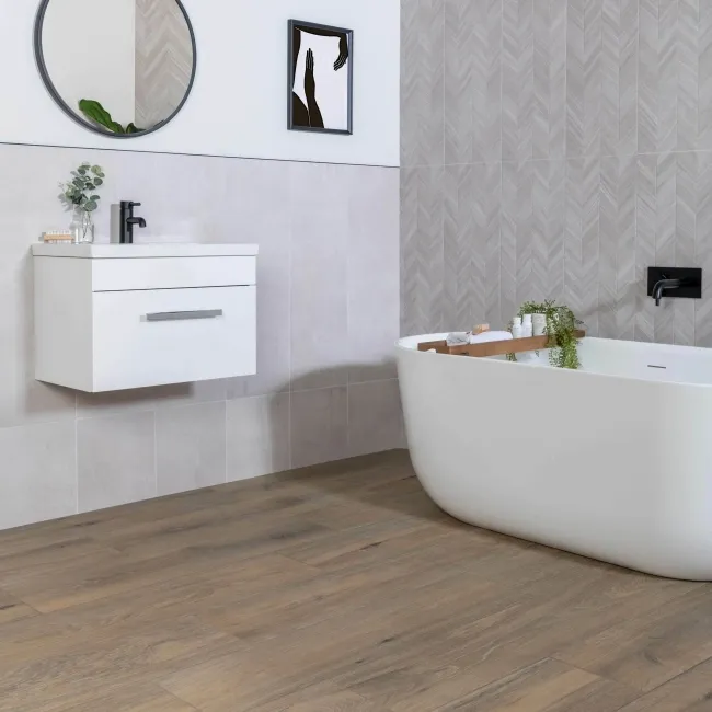 Tejos Light Oak Porcelain Wood Effect Floor Tile