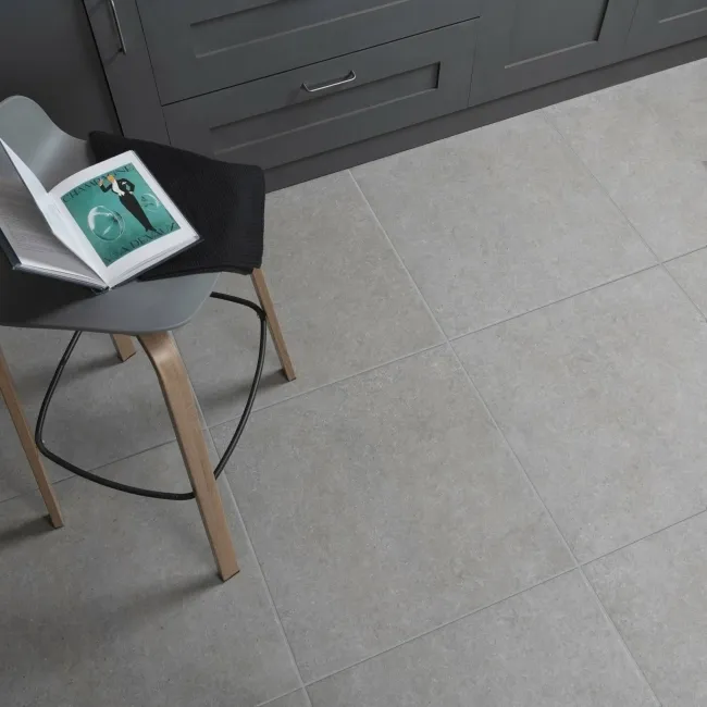 Towns Pearl Grey Matt Anti Slip Porcelain Floor Tile