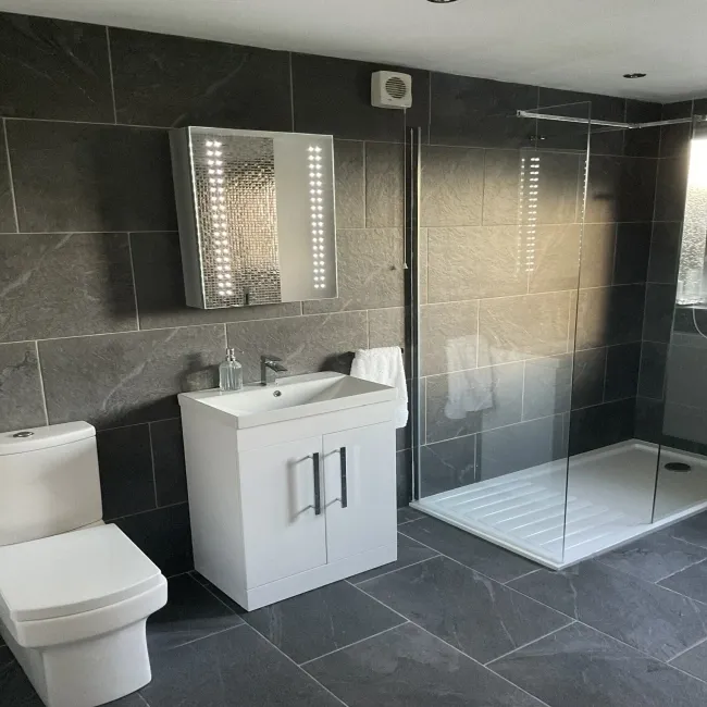 Kayrak Anthracite Slate Effect Matt Porcelain Wall and Floor Tile