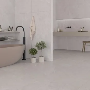 Capri Ivory Stone Effect Matt Large Porcelain Tile