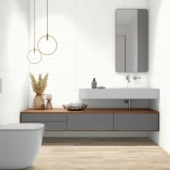 White Plain Matt Ceramic Wall Tile